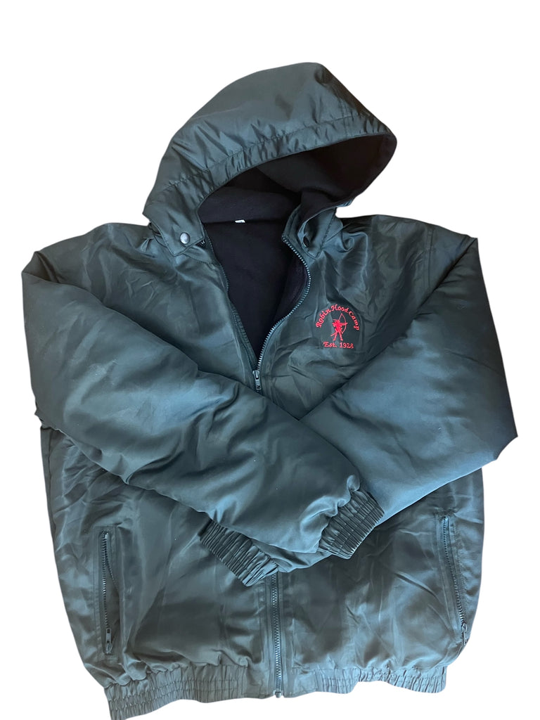 Adult Green Fleece-Lined Jacket