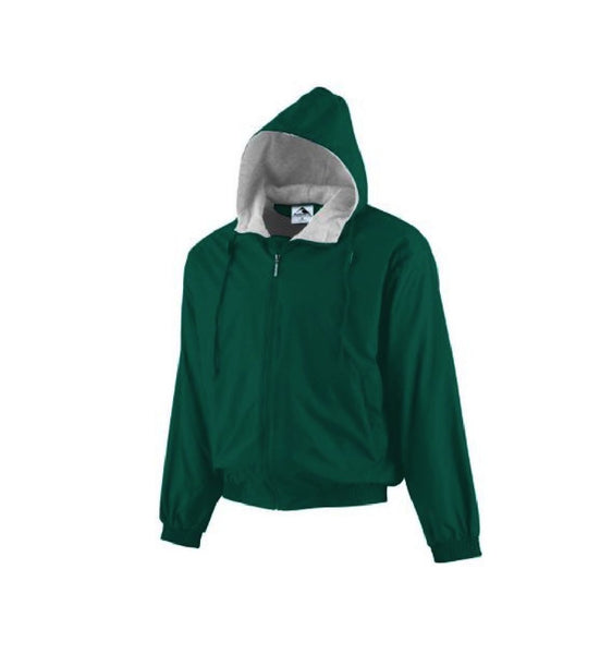 Youth Green Fleece-Lined Jacket